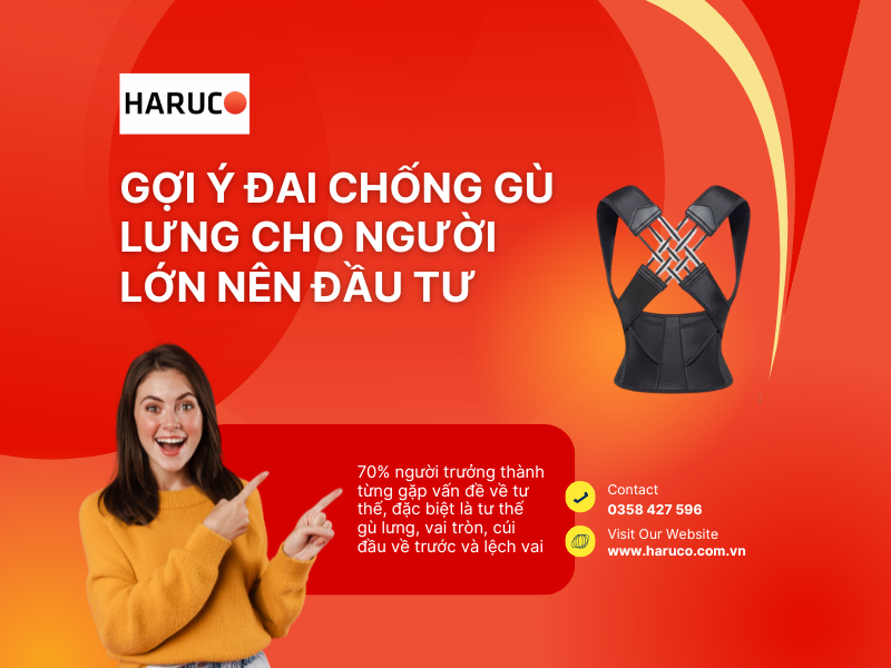 Gợi ý đai chống gù lưng cho người lớn nên đầu tư