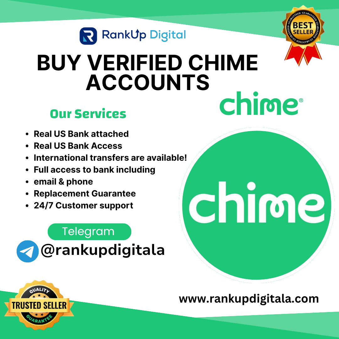 Buy Verified Chime Accounts - RankUp Digital is Banking, Crypto accounts, Reviews and Digital Marketing service Provider Agency.