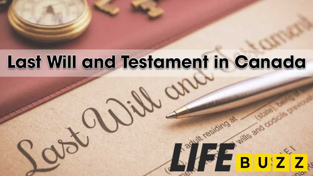 Last Will And Testament In Canada