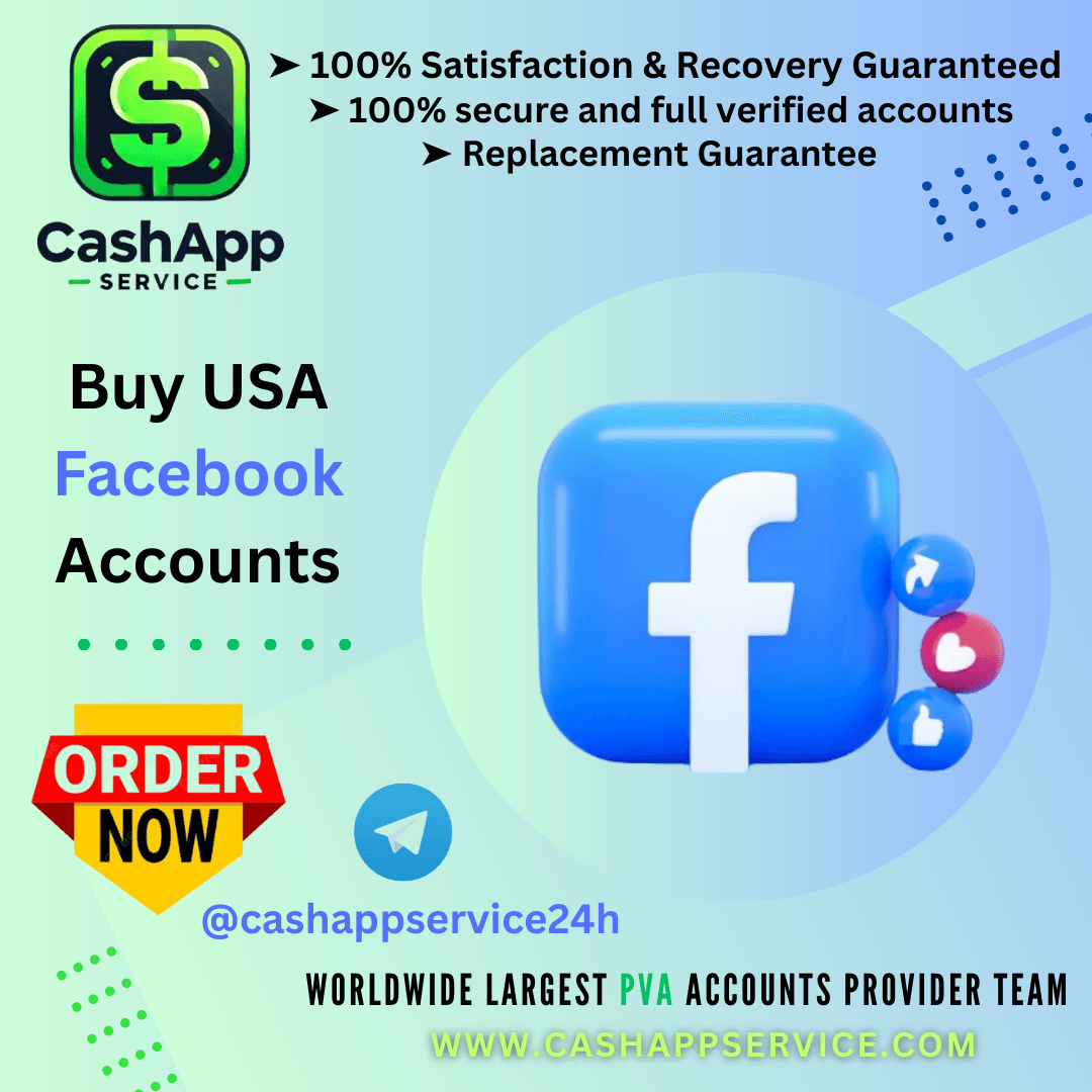 Buy USA Facebook Accounts - 100% Safe & USA FB Accounts...