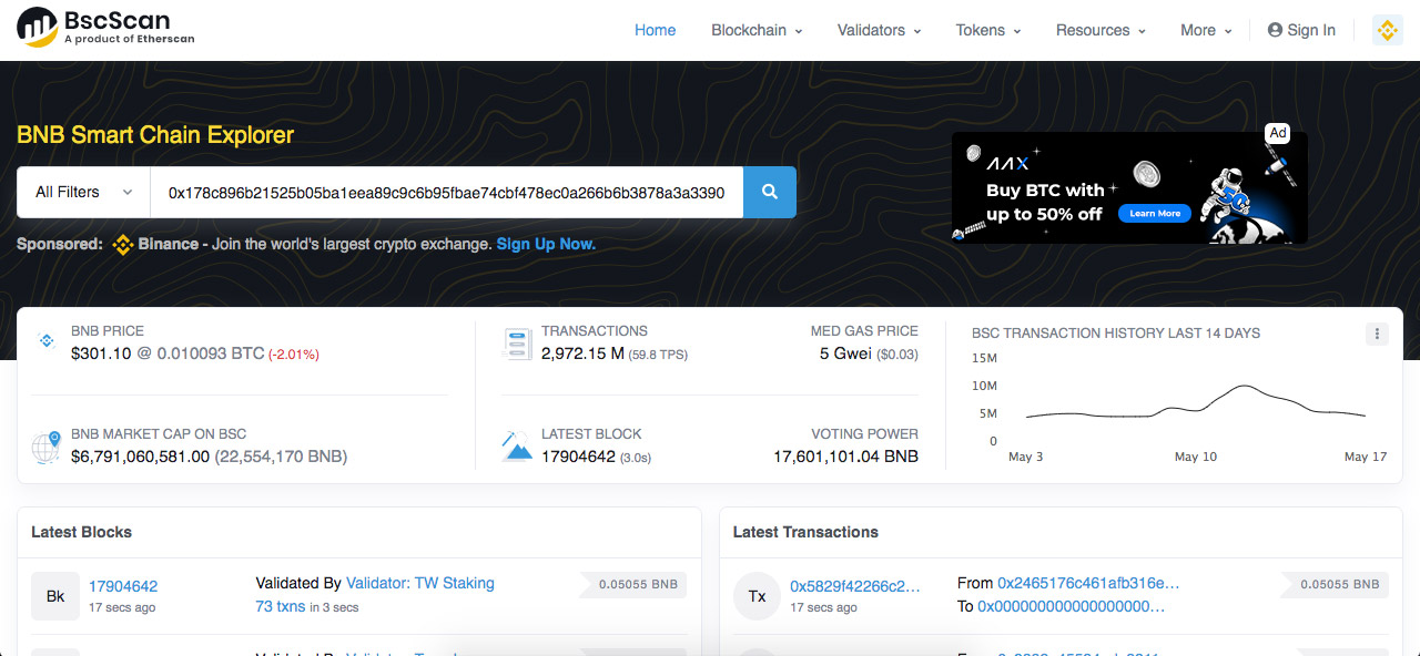 BscScan là gì? Hướng dẫn sử dụng BscScan chi tiết nhất 2022
