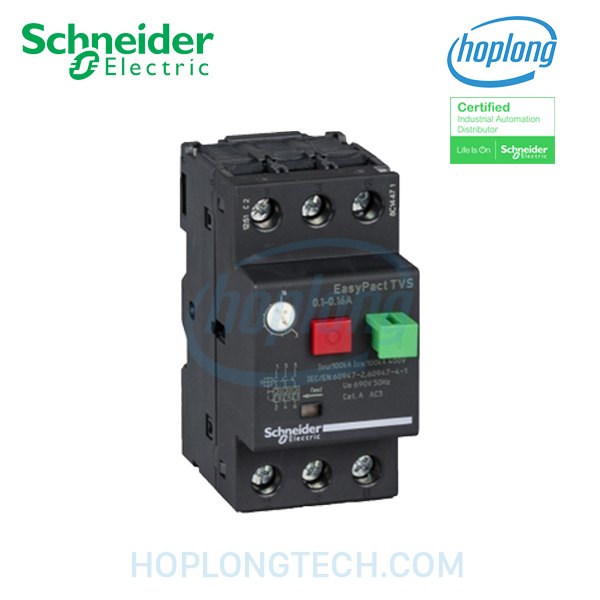 GZ1E03 Schneider - 690VAC - 3P - 0.25-0.4A - - - Nhấn