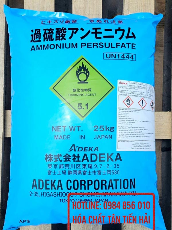 Ammonium persulfate (APS) Nhật - Bao 25kg - Hóa Chất Tiến Hải