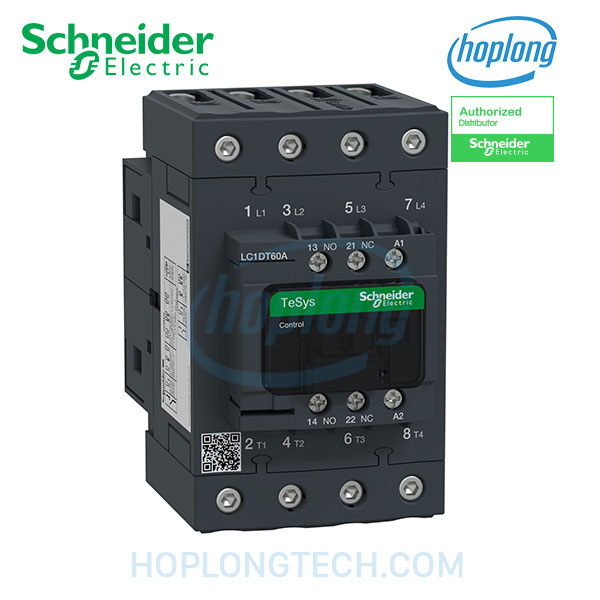 Contactor LC1DT60AV7 Schneider - 4P - 60A - 400VAC 50/60Hz