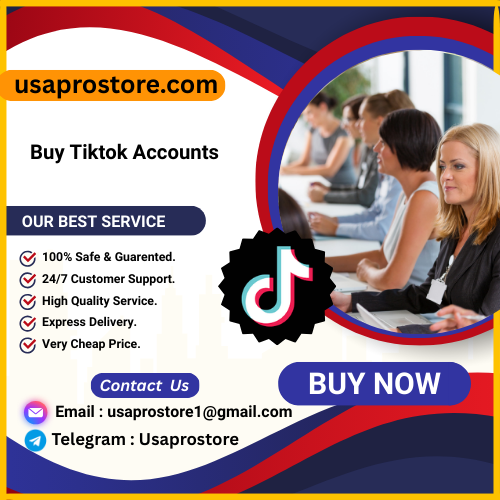 Buy TikTok Accounts - 100% Real (PVA & Aged) In 2025