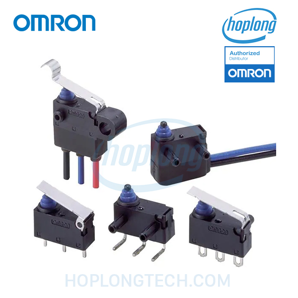 D2HW-C271HS Omron - 1NO+1NC, Thanh Con lăn đòn bẩy mô phỏng