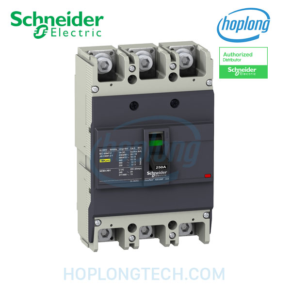 EZC250H4225 Schneider - EZC250 Series - 4P - 225A - 380-440VAC