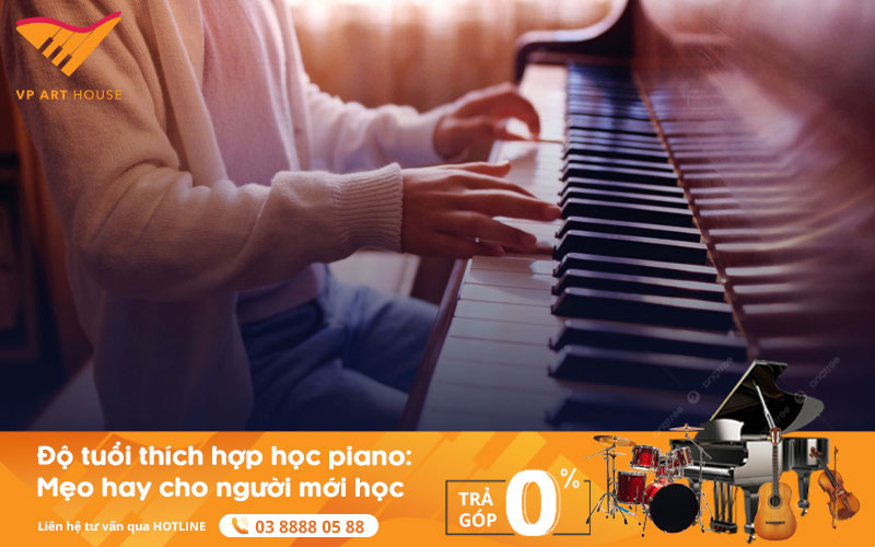 Độ tuổi thích hợp học piano: Mẹo hay cho người mới học