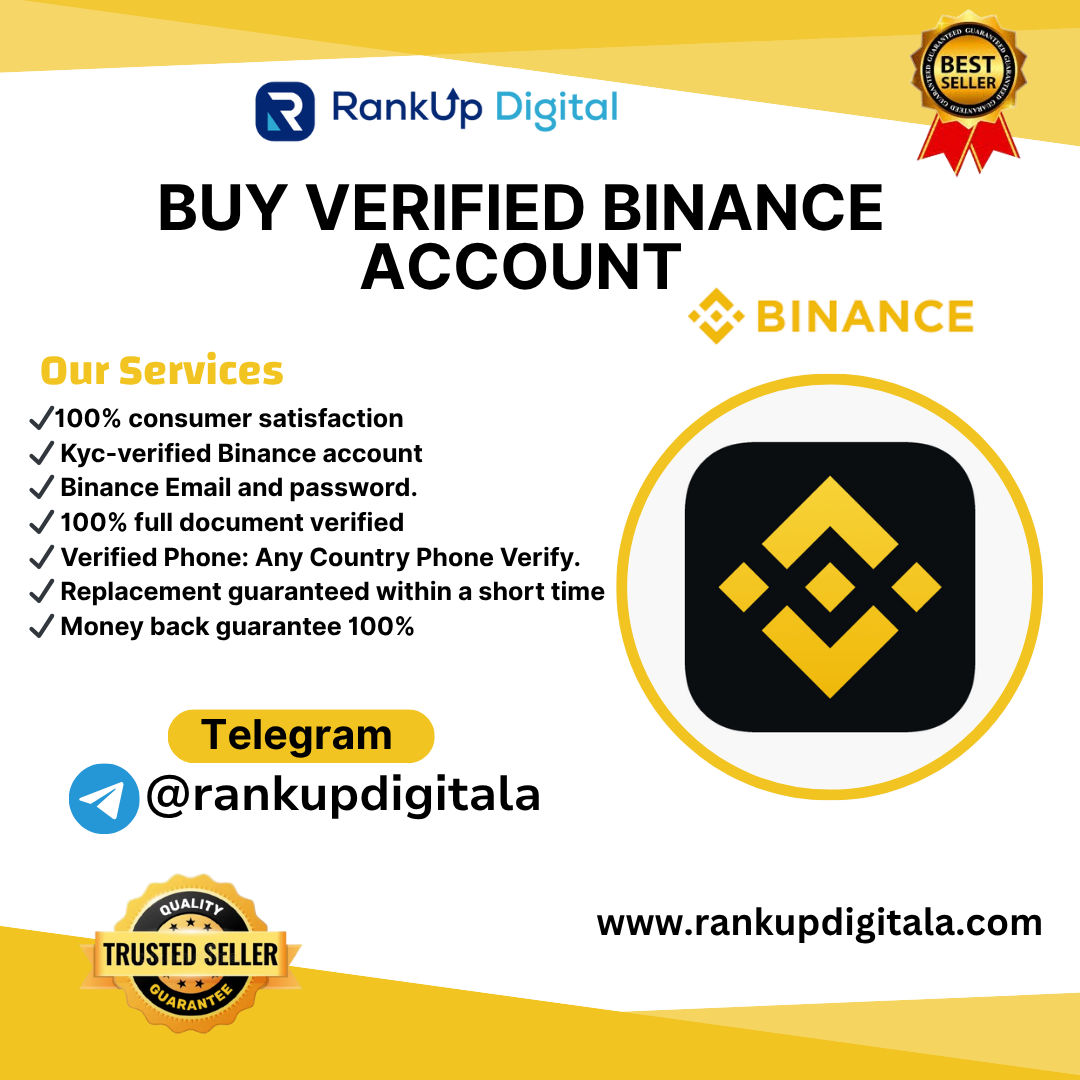 Buy Verified Binance Account -USA/UK/CNA Verified Binance