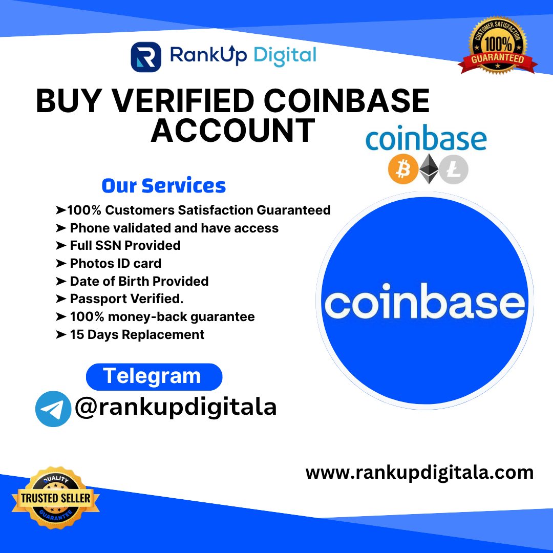 Buy Verified Coinbase Account | 100% USA,UK,CNA, Coinbase