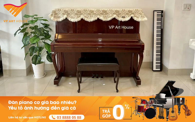 Đàn Piano Cơ Giá Bao Nhiêu? Yếu Tố Ảnh Hưởng Đến Giá Cả