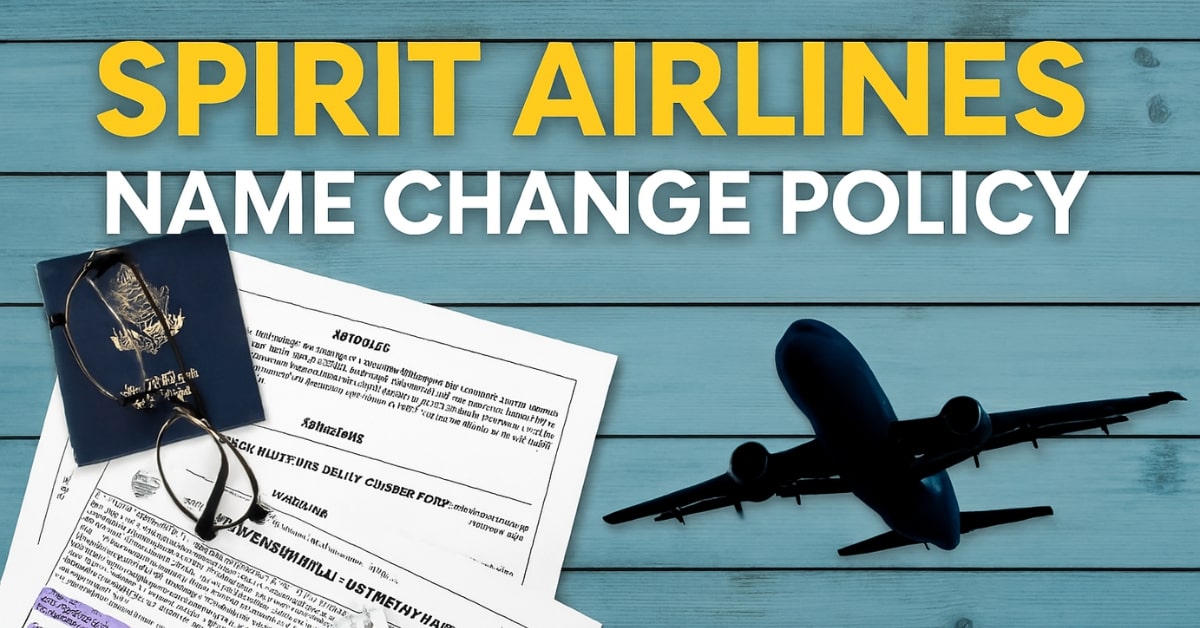 Spirit Airlines Name Change Policy: Rules, Requirements, and Exceptions
