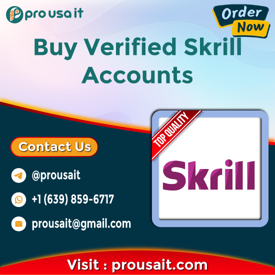 Buy Verified Skrill Accounts - Cheap & Secure