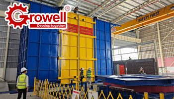 Máy phun bi thép bàn xoay – Giải pháp xử lý bề mặt hiệu quả