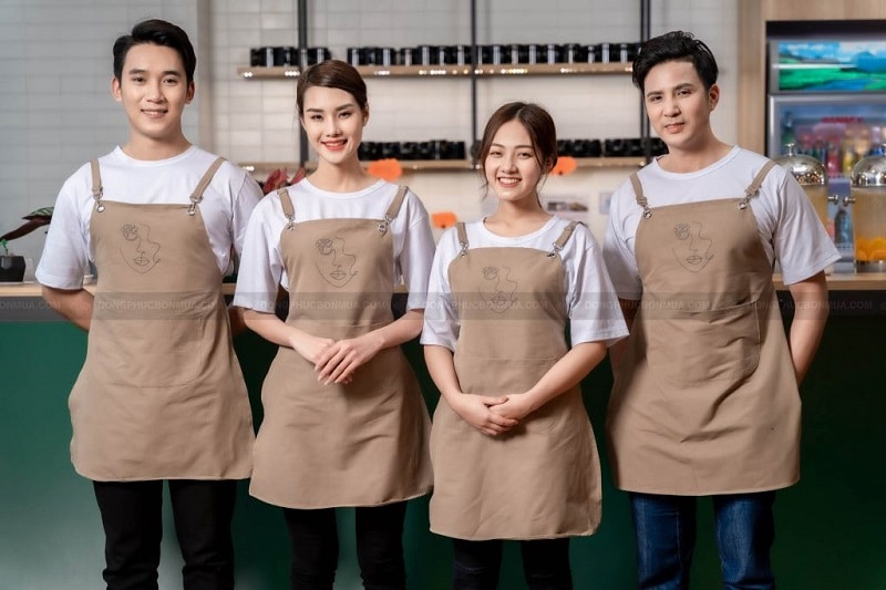 May Tạp Dề Pha Chế Theo Yêu Cầu | Mẫu Đẹp, Giá Xưởng