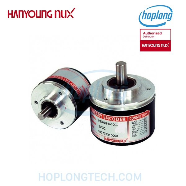 HE40B-6-400-3-T-24 Hanyoung - φ40mm - Trục φ6mm - 400P/R