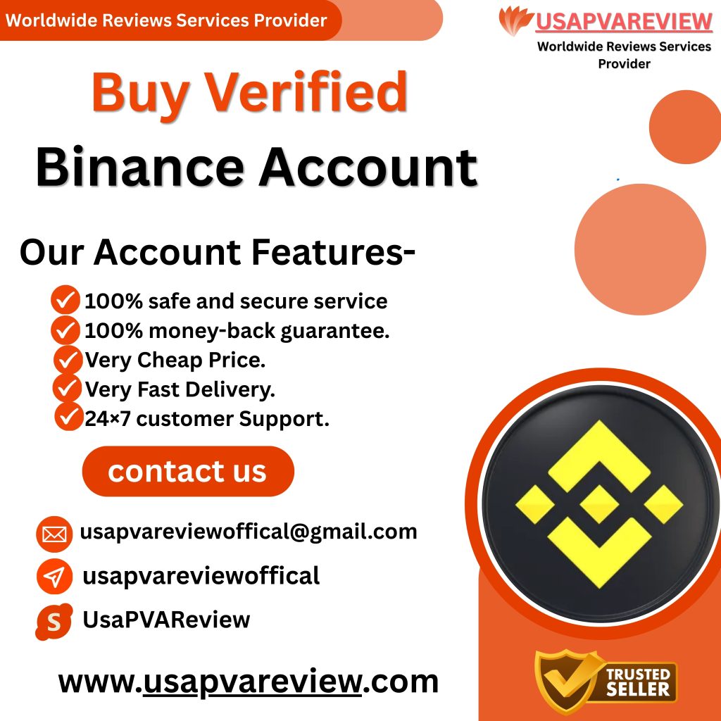 Buy Verified Binance Account - USAPVAREVIEW