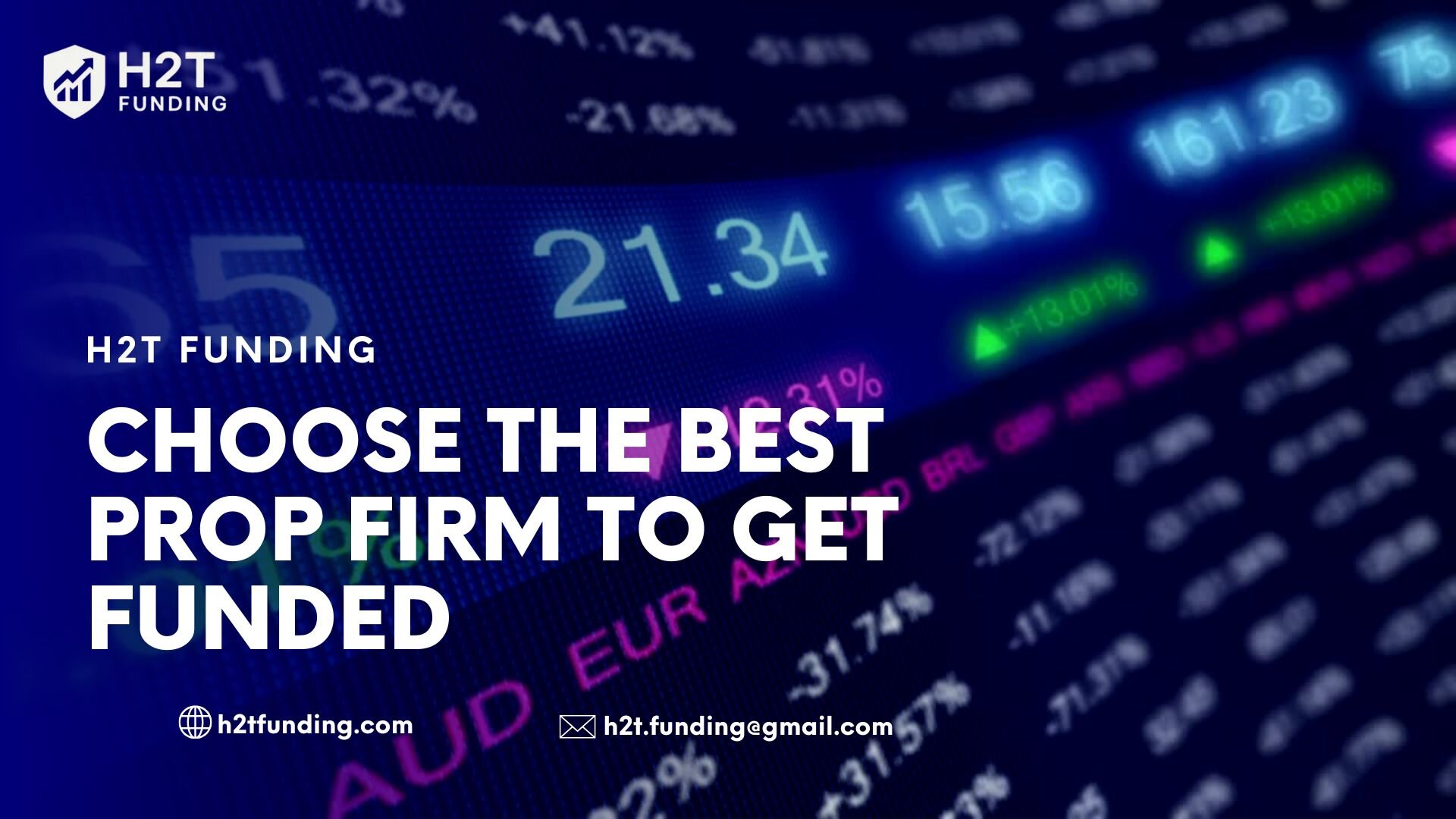 Choose the Best Prop Firm to Get Funded - H2T Funding