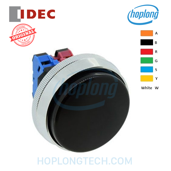 ABGD411NUY Idec - Phi 30 - (1NO+1NC) - Vàng - Nhấn giữ