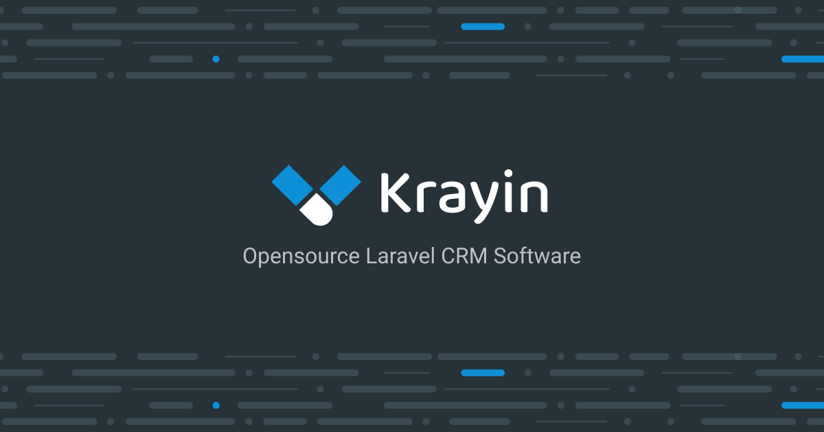 Free Open Source CRM Software | Laravel CRM - Krayin
