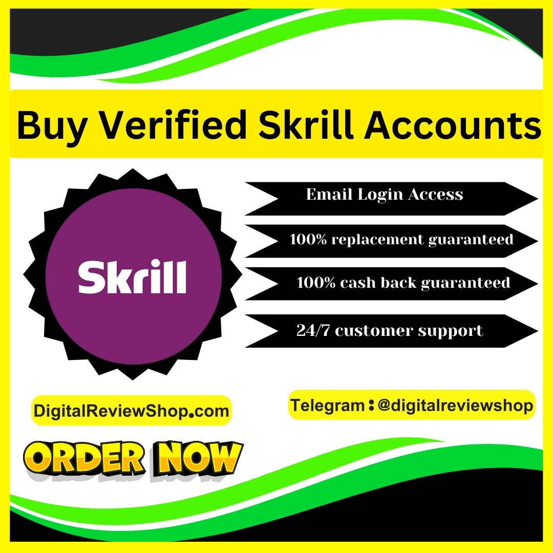Buy Verified Skrill Accounts - Trusted & Secure Skrill Payment Solutions