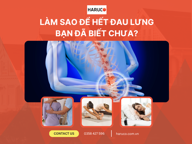 Làm sao để hết đau lưng bạn đã biết chưa?