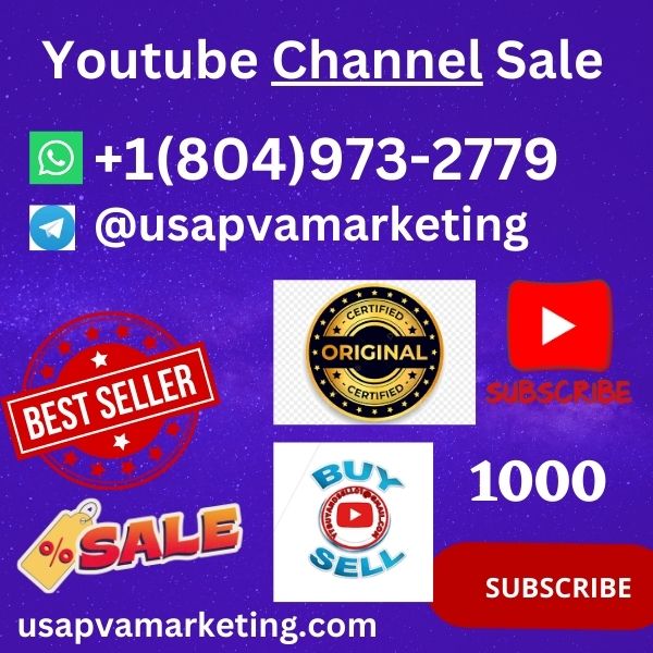 Buy YouTube Accounts - USA PVA Marketing