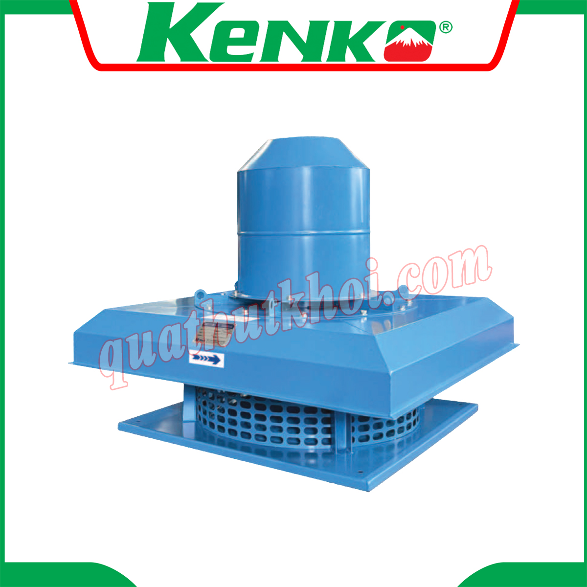 Quạt ly tâm gắn mái hút khói chữa cháy KENKO 4KW