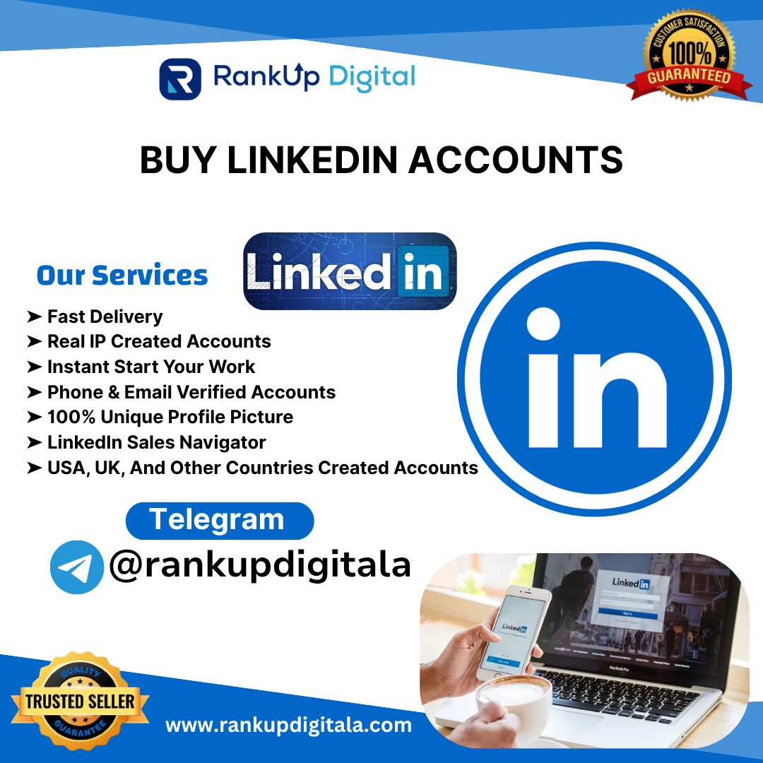 Buy Linkedin Accounts |100% verified Linkedin accounts