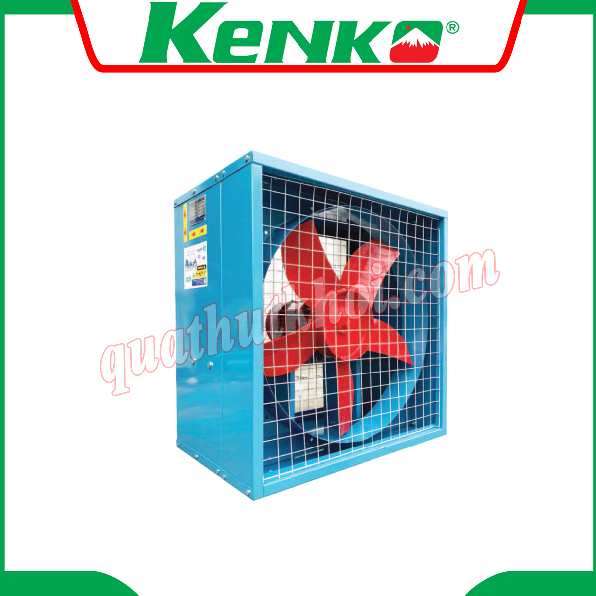 Quạt hướng trục gắn tường hút khói chữa cháy 7.5KW 10HP