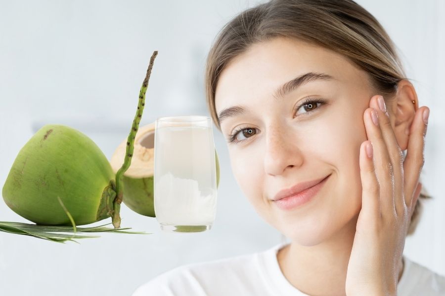 Rửa mặt bằng nước dừa có ăn nắng không?