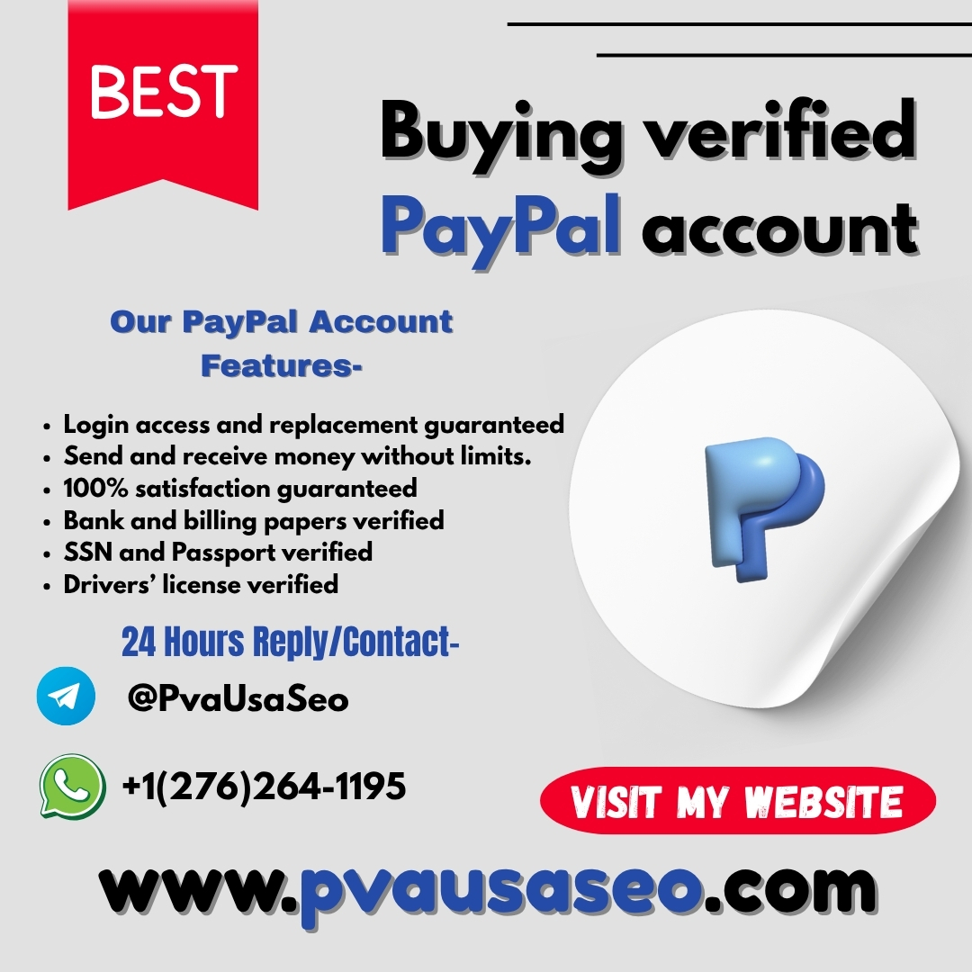 Buy Verified PayPal Accounts - Safe & Secure Transactions