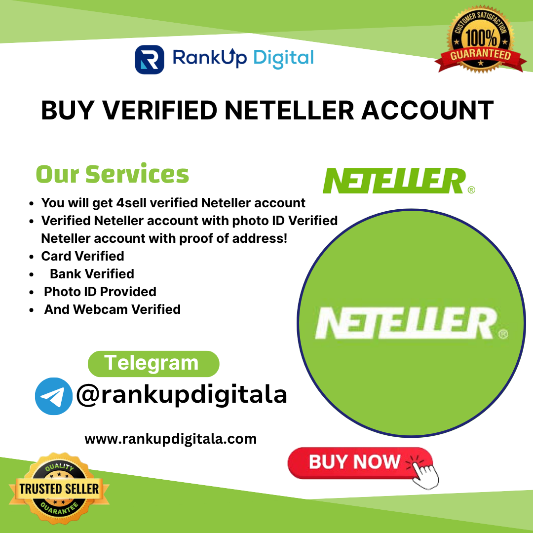 Buy Verified Neteller Account | 100% Best Quality accounts
