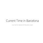 Time in Barcelona