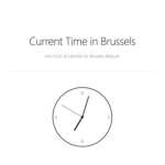 Time in Brussels