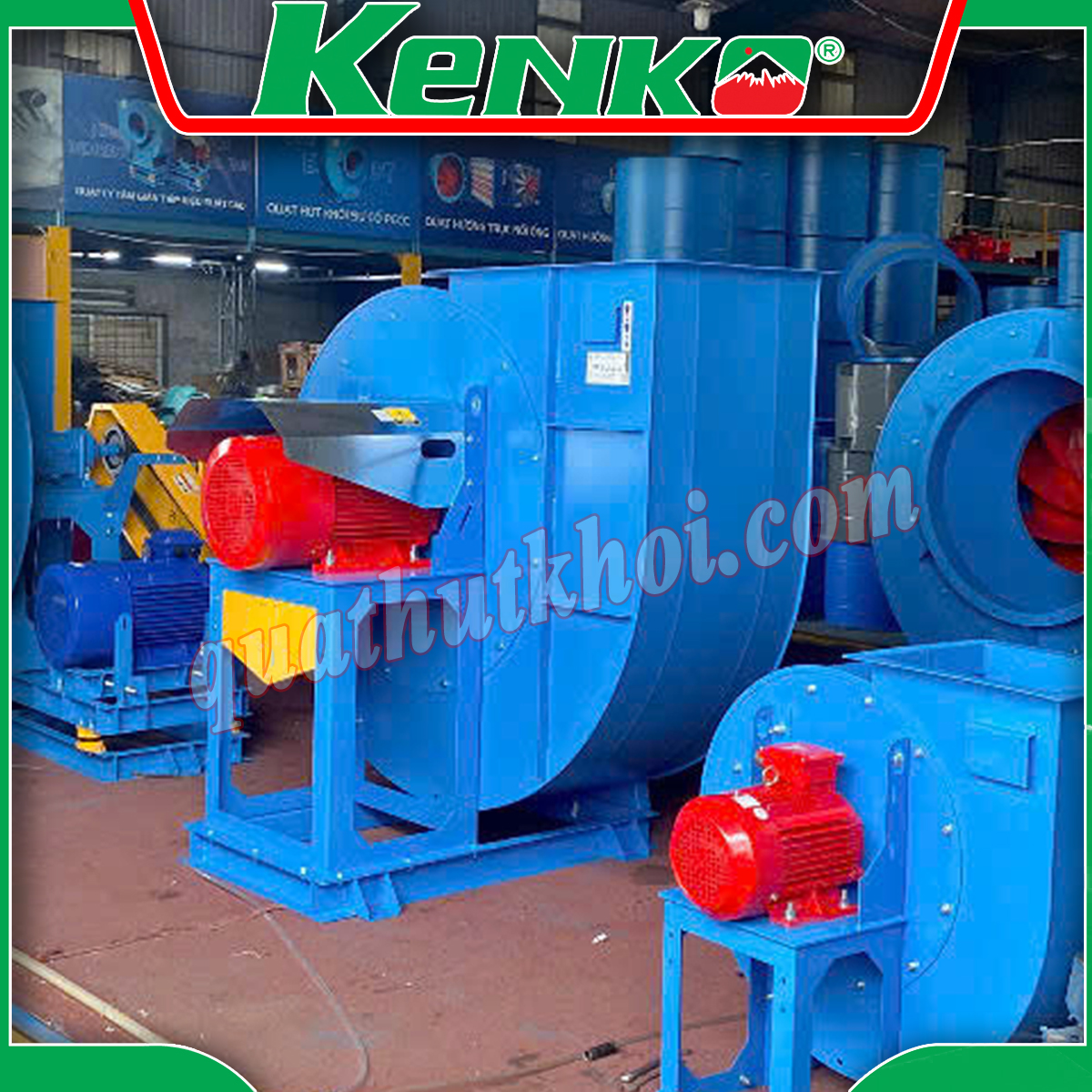 Quạt ly tâm hút khói chữa cháy 50HP 37KW KENKO KEC-FF-10
