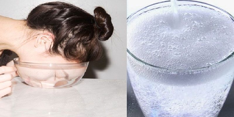 Rửa mặt bằng nước khoáng có gas? Nên hay không?