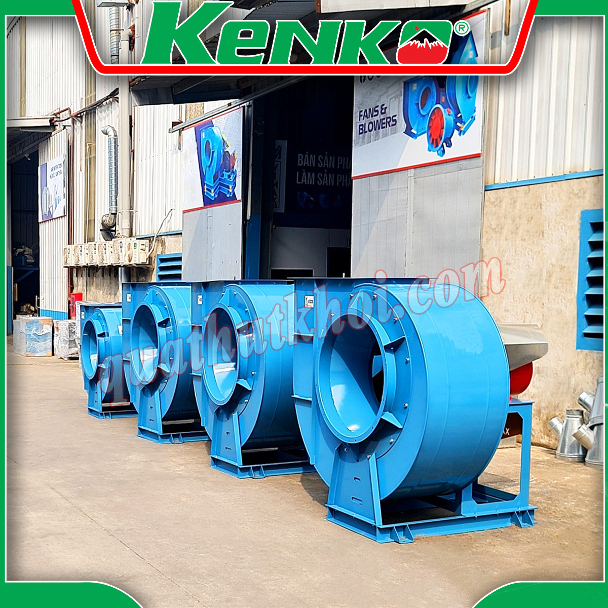 Quạt ly tâm hút khói chữa cháy 22KW 30HP KENKO KEC-FF-9