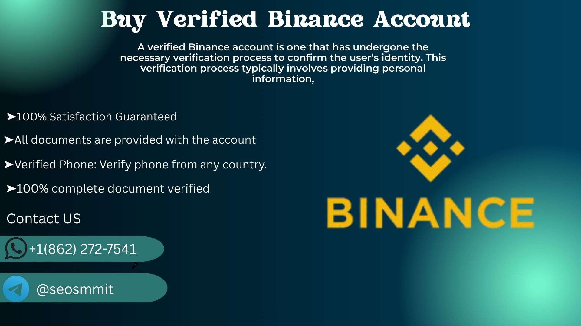 Buy Verified Binance Account