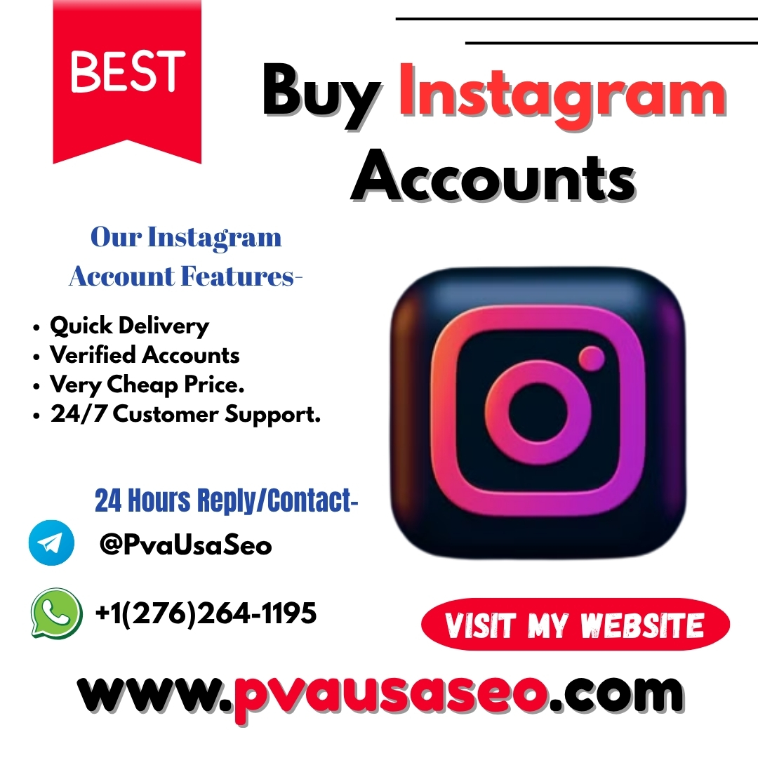 Buy Instagram Accounts - PvaUsaSeo