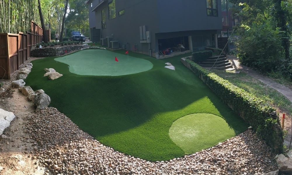 Artificial Grass Austin Cost After Adding Features Like Bunkers and More