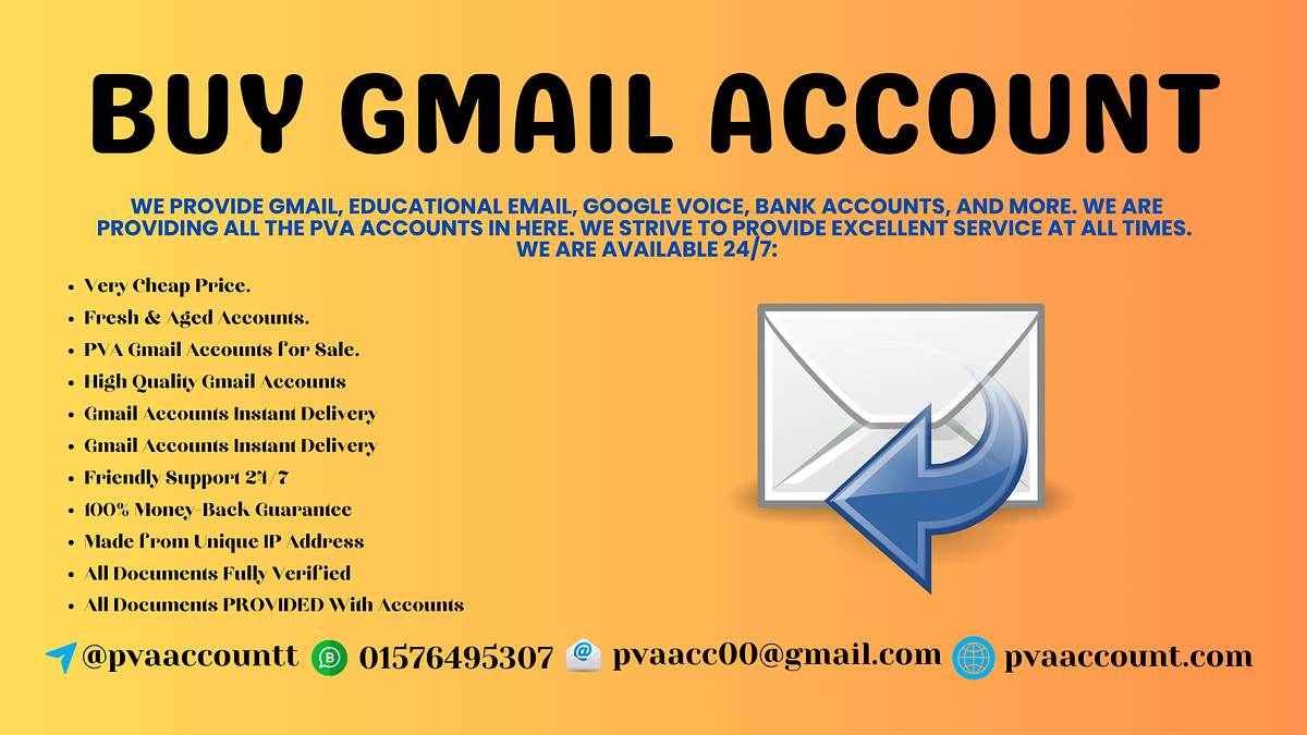 Buy Gmail Account — The Smartest Investment for Your Online Success (PVAAccount) | by Freedy Florence | Oct, 2025 | Medium