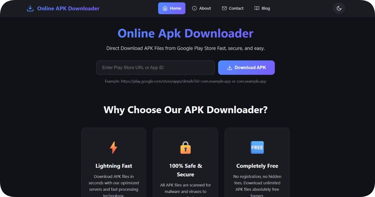 Online Apk Downloader