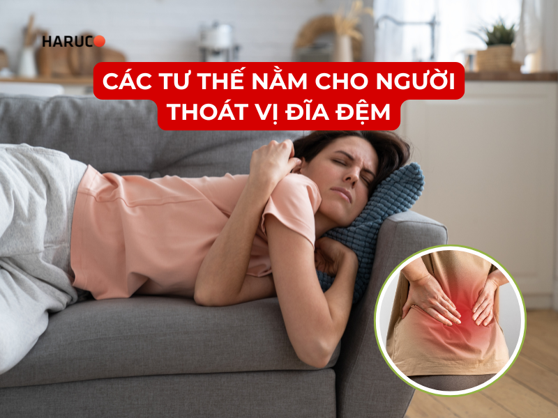 Các tư thế nằm cho người thoát vị đĩa đệm