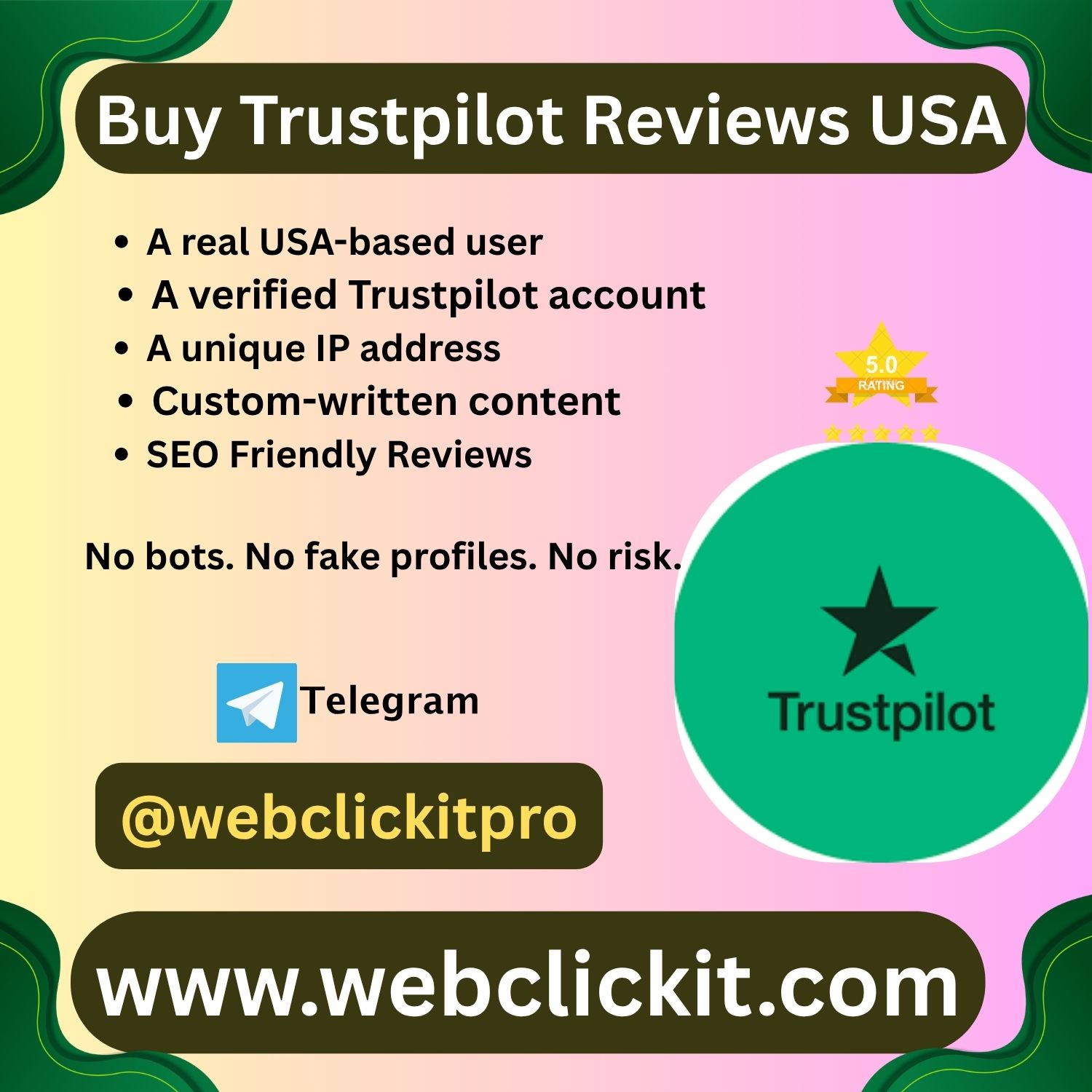 Best Place To Buy Trustpilot Reviews USA Cheap: 100% Safe