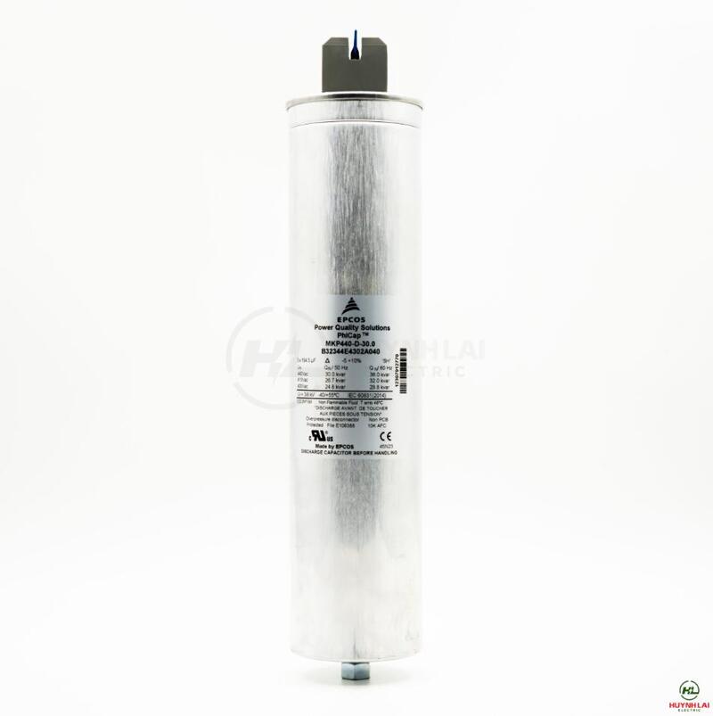 Tụ bù Epcos chính hãng 15kVar, 20kvar, 25kvar, 30kvar, 50kVar