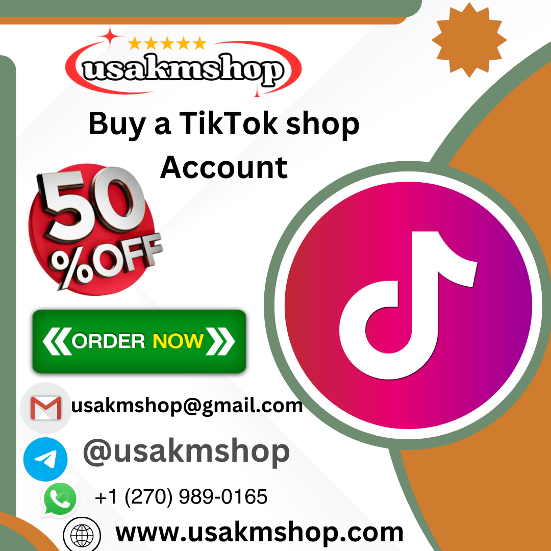 Buy a TikTok shop Account| Ready-Made TikTok Store for