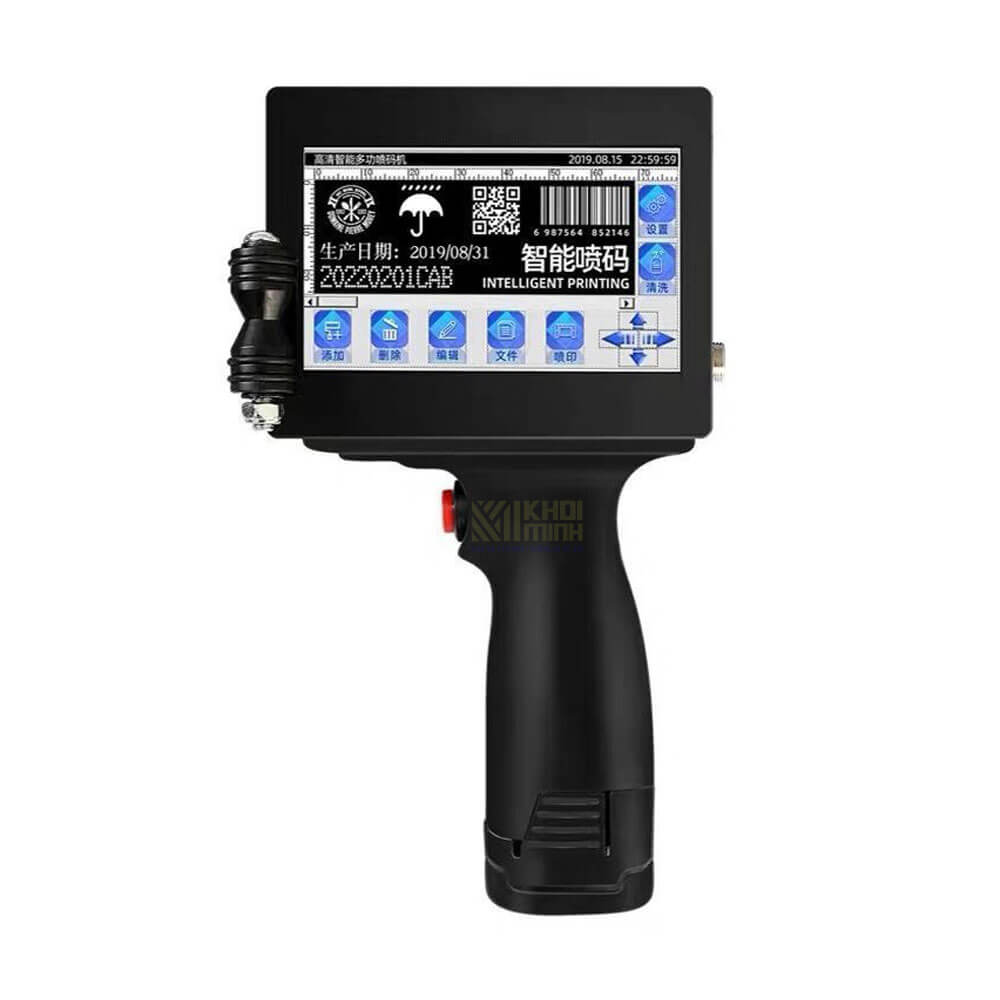 Máy in date cầm tay, máy in phun date chính hãng