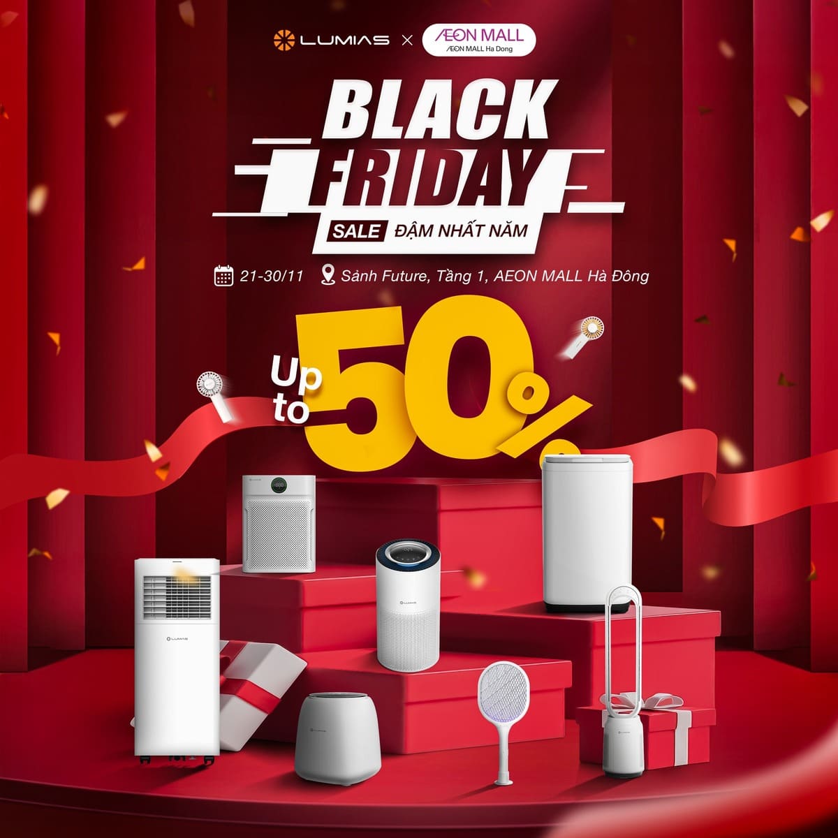 BLACK FRIDAY – Đại Tiệc Giảm Giá Lớn Cuối Năm Tại Lumias