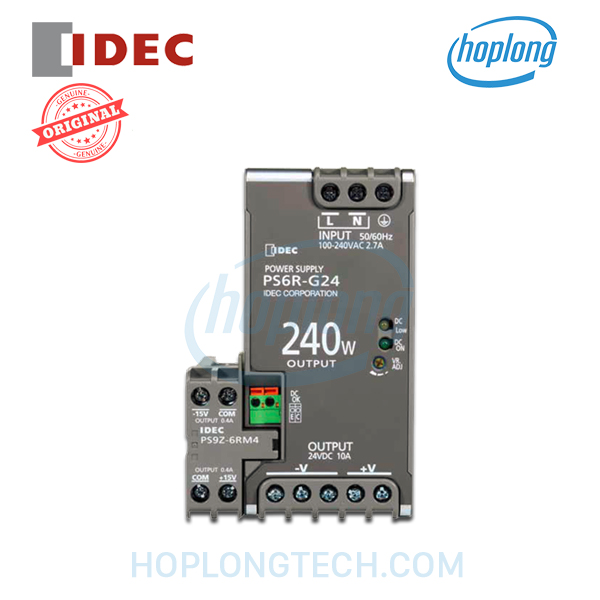 Bộ nguồn DC PS6R-G24 Idec - 24VDC - 240W - 10A
